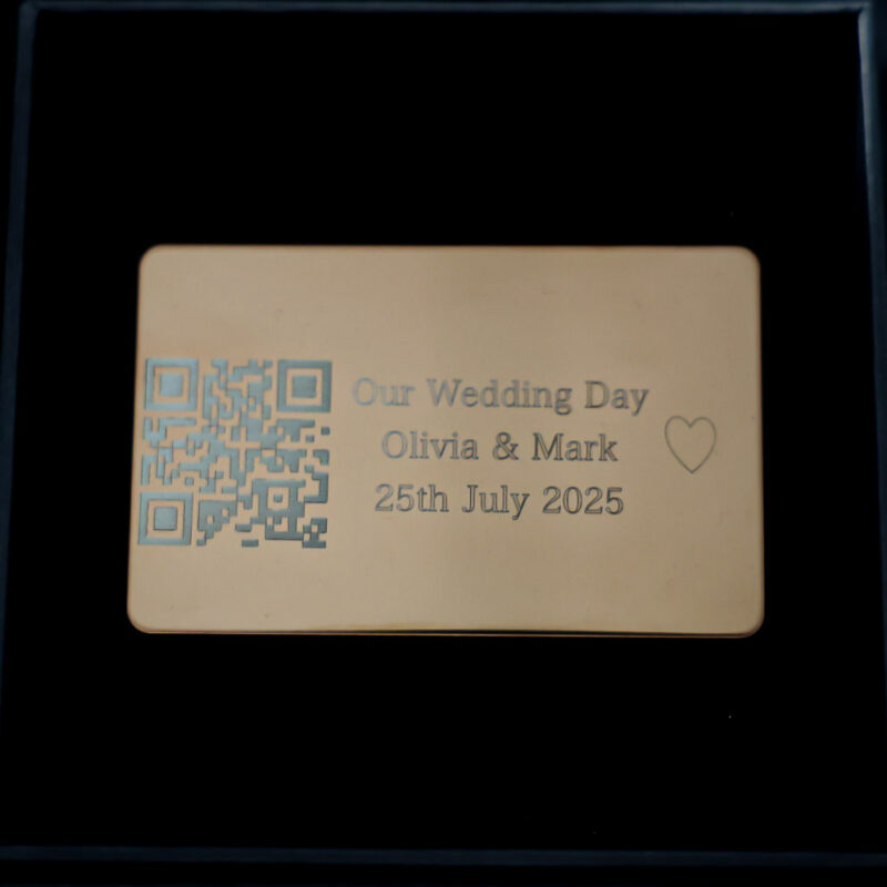 Digital Keepsake Plaque – Custom Engraved with QR Code - Image 4