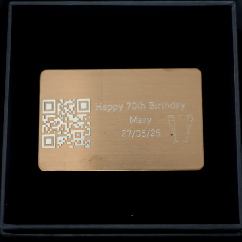 Digital Keepsake Plaque – Custom Engraved with QR Code - Image 3