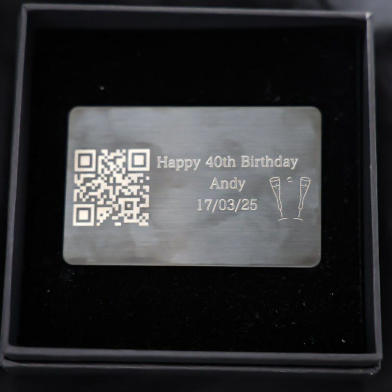 Digital Keepsake Plaque – Custom Engraved with QR Code - Image 2