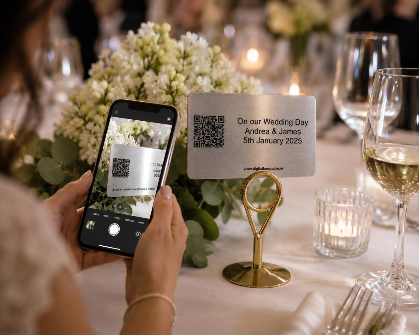 QR Sign for Weddings Order